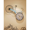 中地海挂钟北欧时尚钟表，客厅创意静音欧式现代简约铁艺自行车时钟