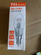FSL佛山照明LED尖泡 LED C35尖泡 3W6.5WLED烛型灯泡 E14/E27