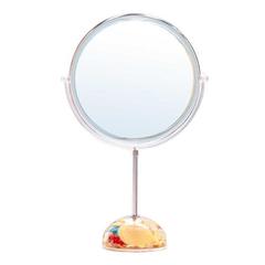 台式化妆镜公主镜 欧式镜子8英寸梳妆镜学生宿舍台式镜双面镜子
