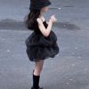 女童连衣裙夏款韩范小女孩吊带裙女宝宝网纱蓬蓬裙儿童洋气公主裙