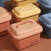 收纳箱手提儿童婴儿玩具游泳收纳盒家用塑料小号加厚储物整理箱子