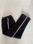 冬季纯棉校服裤子男女，温州实验中学生两条杠黑色，加绒运动双杠校裤