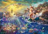 印花法国DMC十字绣儿童房卧室油画 迪斯尼美人鱼的世界