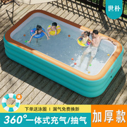 充气游泳池儿童家用折叠水池婴儿宝宝小孩成人户外家庭洗澡游泳桶