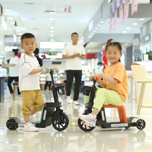 多功能儿童滑板三合一宝宝可坐骑滑行溜溜平衡玩具小孩三轮脚踏车
