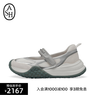 ash女鞋2023秋季jilly系列，厚底鞋增高魔术贴玛丽珍鞋休闲运动鞋