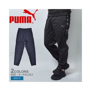 日本直邮PUMA 裤子 PUMA FIT 混合羊毛长裤 男士黑色海军蓝 海军