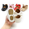 春秋女宝宝学步鞋0-1周岁，八十6-9个月软底，防滑公主小皮鞋柔软单鞋