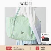 salad尼龙托特包大容量，防水手提包包，上班族通勤单肩女包妈咪包