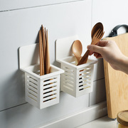 创意厨房勺子筷子架沥水免打孔壁挂式筷子筒餐具收纳筷子笼塑料