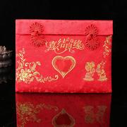 创意个性中国风锦缎超大号，彩礼袋提亲下聘礼金装3-10万元布艺红包