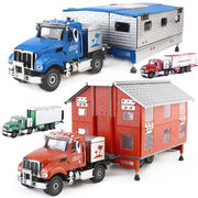 凯迪威合金单层双层变形房车豪华旅行车货车，金属小汽车模型玩具车