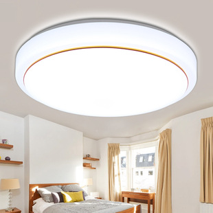 LED亚克力吸顶灯圆形顶灯现代简约卧室客厅灯阳台厨卫灯