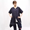 仅1件1.2万日元显瘦遮肉系，高端立体刺绣纯棉短袖长衬衫