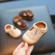 女宝宝春夏小童单鞋幼儿鞋软底学步鞋1-3岁婴儿公主鞋小皮鞋