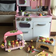 女童三岁益智木质厨房玩具套装女孩过家家仿真厨具儿童做饭玩具