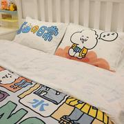 富山商店富山日常漫画款纯棉四件套宿舍可用小可爱床上四件套