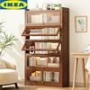 IKEA宜家乐书架置物架落地简易家用儿童书柜实木收纳柜带门客厅靠