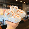 婴儿学步鞋软底女宝宝凉鞋，0-1-3一岁2夏季包头鞋子男小童透气网鞋