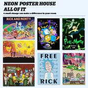 Rick and Morty海报瑞克和莫蒂美式卡通动漫卧室宿舍装饰壁纸墙