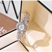 Royal Crown萝亚克朗品牌满钻小巧轻奢水晶手链式手表女气质百搭