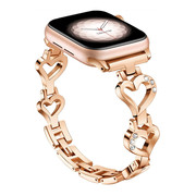 桃心手链轻奢气质适用适用87代applewatch苹果手表iwatch345