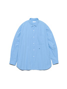 nanamica 24SS Regular Collar Wind Shirt天蓝色宽松长袖衬衫