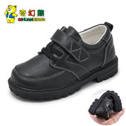 男童皮鞋真皮儿童牛皮小童演出鞋表演鞋幼儿园小童礼服单鞋黑色鞋