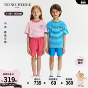 TeenieWeenie Kids小熊童装24夏季男女童户外风短袖短裤套装