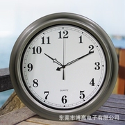 挂钟 18寸 创意个性挂钟 防水挂钟 静音石英钟表 塑料挂钟