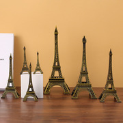 巴黎埃菲尔铁塔模型巴黎梦想，金属工艺摆件桌面家居装饰品
