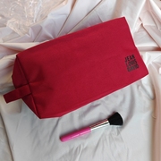 品牌大红色收纳包 大容量手拎化妆包 家用旅行洗漱包大号化妆品包