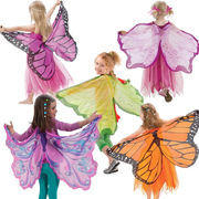 儿童装扮天使精灵造型蝴蝶翅膀套装披风面具舞台表演服斗篷三件套