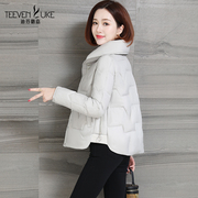 轻薄短款羽绒服女士冬装上衣外套冬天小个子2021韩版时尚