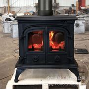 欧式铸铁壁炉现代家用独立式取暖壁炉燃木真火壁炉直供