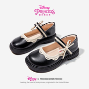 迪士尼女童秋季鞋子小皮鞋小女孩演出鞋洋气公主鞋学院风品牌单鞋
