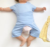 婴幼儿夏季薄款无骨莫代尔，护肚套装男女，宝宝0-3岁短袖分体二件套