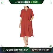 香港直邮潮奢eileenfisher伊林费雪女士中式领衬衫式连衣裙