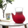 瑕疵 丹麦Eva Solo 陶瓷大茶壶1.5L 针织外套玫红色 绝版