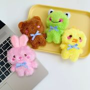 兔子毛绒玩具小熊玩偶创意青蛙黄色小鸭子包包饰品小动物娃娃