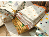 出口日本婴儿四层竹纤维纱布毯夏季幼儿园盖毯儿童浴巾空调毯