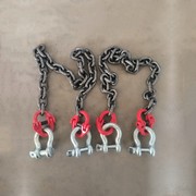 g80锰钢起重链条捆绑链条双头卸扣可拆卸吊装索具铁链拖车吊链条