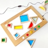 儿童科教玩具木制益智玩具发光板幼儿园早教益智玩具灯板光影灯桌