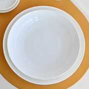 隆达骨瓷餐具陶瓷盘子，碗家用2024菜盘套装组合纯白盘子菜盘