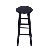 实木吧椅黑白巴凳橡木梯，凳高脚吧凳实木，凳子复古酒吧椅时尚凳