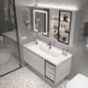 轻奢浴室柜组合实木卫生间，洗脸盆现代简约陶瓷，洗手池智能洗漱台