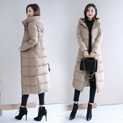 2021冬季韩版棉衣女，中长款棉衣女式羽绒，棉服加厚修身棉袄外套