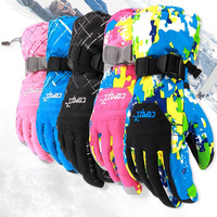 copozz滑雪手套冬季防水可触屏，专业登山男女，儿童骑行保暖手套成人