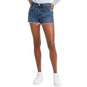 levi’s李维斯(李维斯)女短裤牛仔裤三分裤经典，款501系列棉质高腰裤夏季