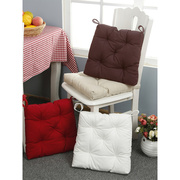 欧式棉布梯形家用坐垫靠垫一体办公室加厚软垫学生椅垫靠背座垫
